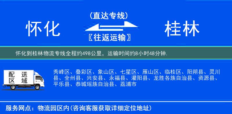 懷化到物流專線